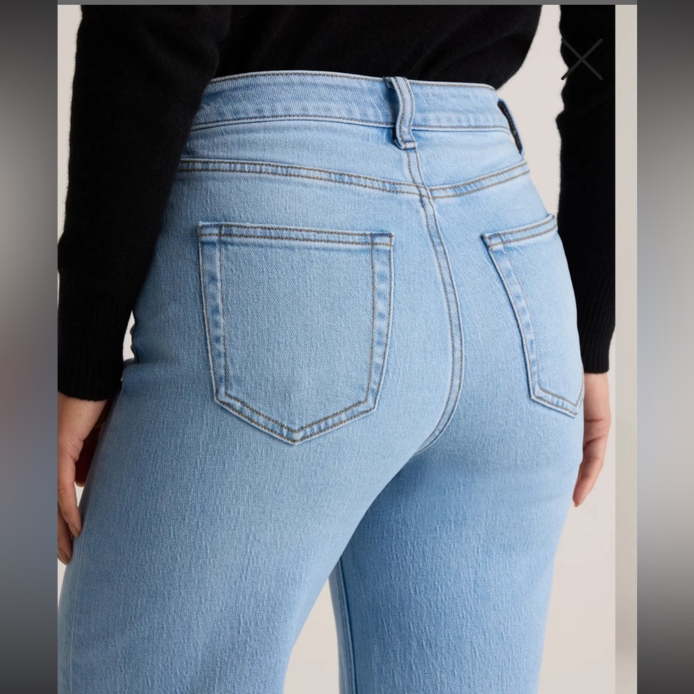 Quince Bella Stretch Relaxed Straight Jeans - Picture 2 of 6
